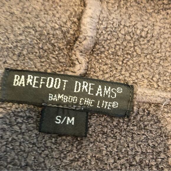 Barefoot Dreams taupe brown open front knit cardigan size Small / Medium - Picture 13 of 15